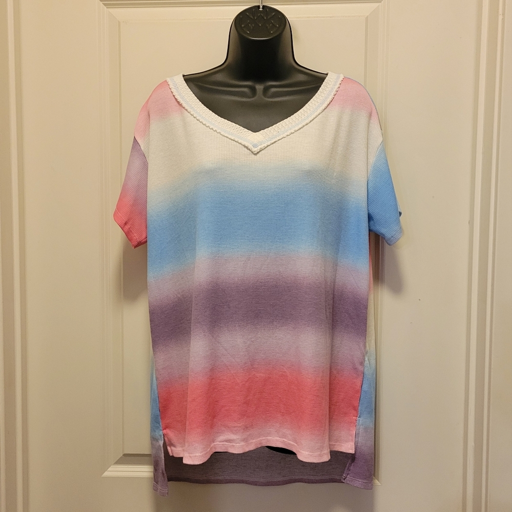 MultiColored Ombre Boutique Blouse